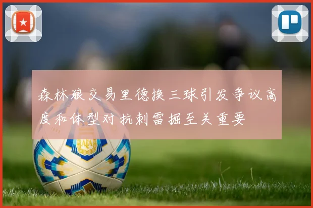 森林狼交易里德换三球引发争议高度和体型对抗刺雷掘至关重要