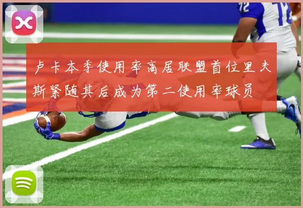 卢卡本季使用率高居联盟首位里夫斯紧随其后成为第二使用率球员